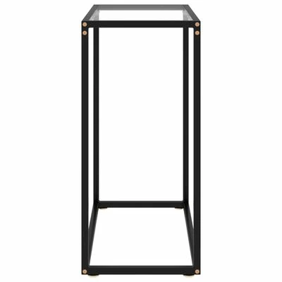 VidaXL Table console Transparent 60x35x75 cm Verre trempé 3 VidaXL Table console Transparent 60x35x75 cm Verre trempé – Image 3