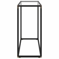 VidaXL Table console Transparent 80x35x75 cm Verre trempé 8 VidaXL Table console Transparent 80x35x75 cm Verre trempé -Tables d'appoint Soldes image 3 322807