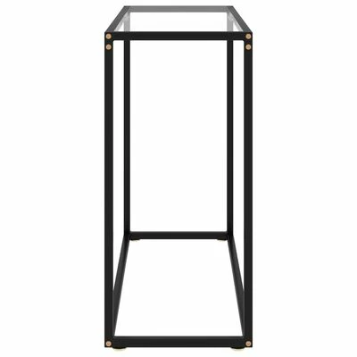 VidaXL Table console Transparent 80x35x75 cm Verre trempé 3 VidaXL Table console Transparent 80x35x75 cm Verre trempé – Image 3