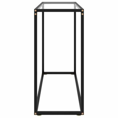 VidaXL Table console Transparent 100x35x75 cm Verre trempé 3 VidaXL Table console Transparent 100x35x75 cm Verre trempé – Image 3