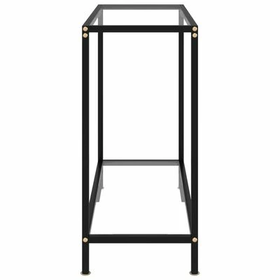 VidaXL Table console Transparent 80x35x75 cm Verre trempé 3 VidaXL Table console Transparent 80x35x75 cm Verre trempé – Image 3