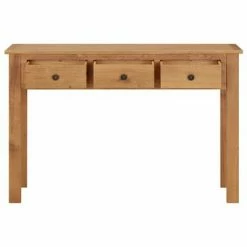 VidaXL Coiffeuse 110x40x75 cm Bois de chêne massif 8 VidaXL Coiffeuse 110x40x75 cm Bois de chêne massif -Tables d'appoint Soldes image 3 327437