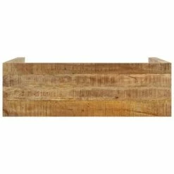 VidaXL Table console 110x35x76 cm Bois de manguier brut -Tables d'appoint Soldes image 3 337270
