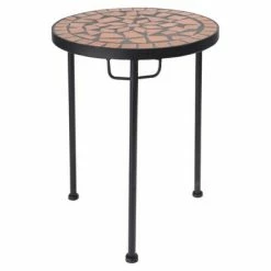 ProGarden Ensemble de tables d'appoint 2 pcs avec dessus en mosaïque -Tables d'appoint Soldes image 3 442213
