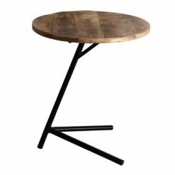 Rousseau Table d'appoint Servio Bois de Mangolia -Tables d'appoint Soldes image 3 442844