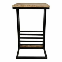 HSM Collection Table d'appoint avec porte-revues 38x30x65 cm -Tables d'appoint Soldes image 3 442917