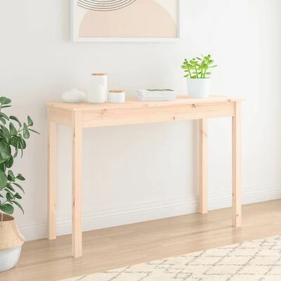 VidaXL Table console 110x40x75 cm Bois massif de pin 3 VidaXL Table console 110x40x75 cm Bois massif de pin – Image 3