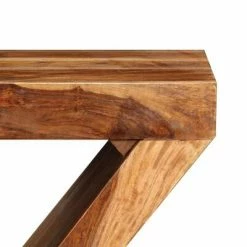 VidaXL Table d'appoint Forme de Z Bois massif de Sesham -Tables d'appoint Soldes image 4 241621
