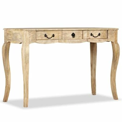 VidaXL Table console Bois de manguier massif 120 x 50 x 80 cm 4 VidaXL Table console Bois de manguier massif 120 x 50 x 80 cm – Image 4