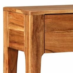 VidaXL Table console Bois massif 118 x 30 x 80 cm -Tables d'appoint Soldes image 4 244957