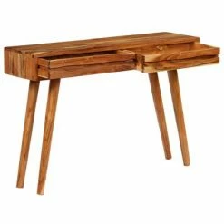 VidaXL Table console Bois d'acacia avec tiroirs sculptés 118x30x80 cm 9 VidaXL Table console Bois d'acacia avec tiroirs sculptés 118x30x80 cm -Tables d'appoint Soldes image 4 244975