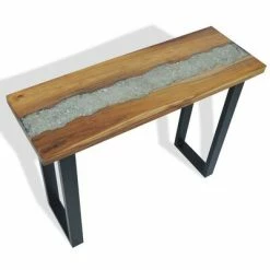 VidaXL Table console Teck 100 x 35 x 75 cm -Tables d'appoint Soldes image 4 245065