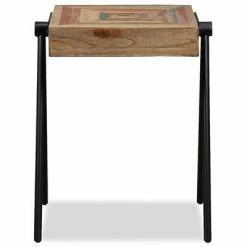 VidaXL Table d'appoint Teck massif de récupération -Tables d'appoint Soldes image 4 245408