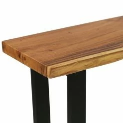 VidaXL Table console Bois d'arbre à pluie massif 110x35x75 cm 9 VidaXL Table console Bois d'arbre à pluie massif 110x35x75 cm -Tables d'appoint Soldes image 4 245504