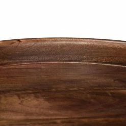 VidaXL Ensemble de tables 3 pcs Bois de manguier massif et acier -Tables d'appoint Soldes image 4 246284