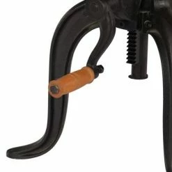 VidaXL Table d'appoint 45x (45-62) cm Bois de manguier massif et fonte -Tables d'appoint Soldes image 4 247587