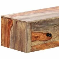 VidaXL Table console murale 100x25x20 cm Bois de Sesham massif -Tables d'appoint Soldes image 4 247749