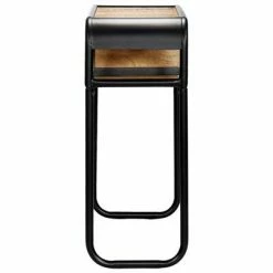 VidaXL Table console 118 x 30 x 75 cm Bois de récupération massif -Tables d'appoint Soldes image 4 248103