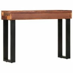 VidaXL Table console 110 x 30 x 76 cm Bois de récupération massif 9 VidaXL Table console 110 x 30 x 76 cm Bois de récupération massif -Tables d'appoint Soldes image 4 282883