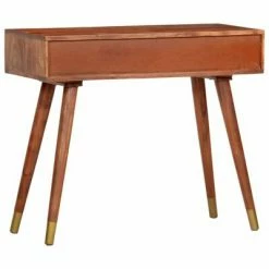 VidaXL Table console 90x35x76 cm Bois d'acacia massif 9 VidaXL Table console 90x35x76 cm Bois d'acacia massif -Tables d'appoint Soldes image 4 286174