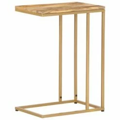 VidaXL Table d'appoint 35x45x65 cm Bois de manguier massif -Tables d'appoint Soldes image 4 286400