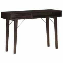 VidaXL Table console 118x35x76 cm Bois de récupération massif -Tables d'appoint Soldes image 4 287858