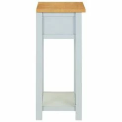 VidaXL Table d'appoint 50x32x75 cm Bois de chêne massif -Tables d'appoint Soldes image 4 288621