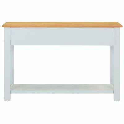 VidaXL Table console 118x35x77 cm Bois de chêne massif 4 VidaXL Table console 118x35x77 cm Bois de chêne massif – Image 4