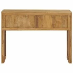 VidaXL Table console 100x35x75 cm Bois de teck massif 9 VidaXL Table console 100x35x75 cm Bois de teck massif -Tables d'appoint Soldes image 4 288842