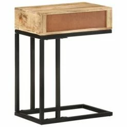 VidaXL Table d'appoint en forme d'U 45x30x61cm Bois de manguier massif 9 VidaXL Table d'appoint en forme d'U 45x30x61cm Bois de manguier massif -Tables d'appoint Soldes image 4 289091