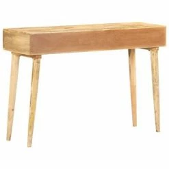 VidaXL Table console 115x35x76 cm Bois de manguier massif -Tables d'appoint Soldes image 4 320799