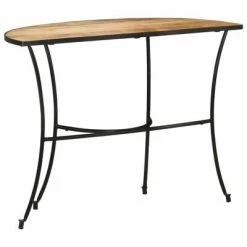 VidaXL Table d'appoint 110x40x77 cm Bois de manguier massif -Tables d'appoint Soldes image 4 321948