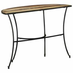 VidaXL Table d'appoint 110x40x77 cm Bois de récupération massif 9 VidaXL Table d'appoint 110x40x77 cm Bois de récupération massif -Tables d'appoint Soldes image 4 321949