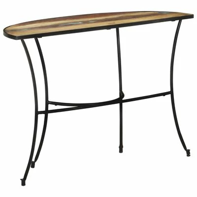 VidaXL Table d'appoint 110x40x77 cm Bois de récupération massif 4 VidaXL Table d'appoint 110x40x77 cm Bois de récupération massif – Image 4