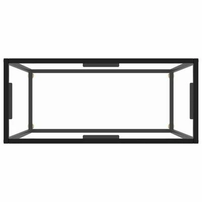 VidaXL Table console Transparent 80x35x75 cm Verre trempé 4 VidaXL Table console Transparent 80x35x75 cm Verre trempé – Image 4