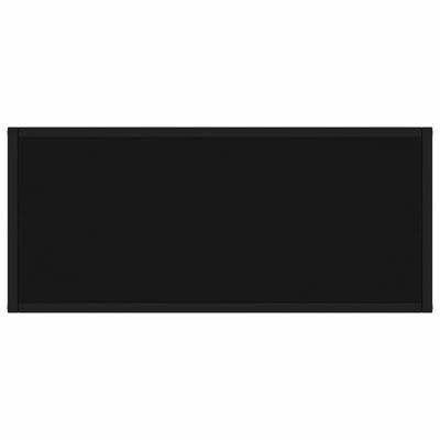 VidaXL Table console Noir 80x35x75 cm Verre trempé 4 VidaXL Table console Noir 80x35x75 cm Verre trempé – Image 4