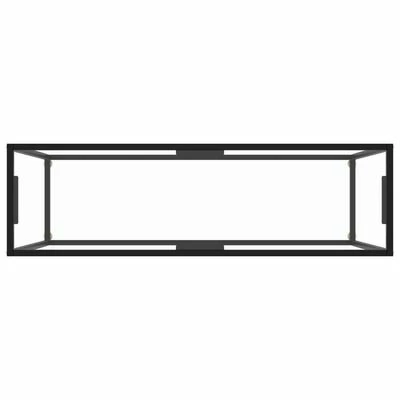 VidaXL Table console Transparent 120x35x75 cm Verre trempé 4 VidaXL Table console Transparent 120x35x75 cm Verre trempé – Image 4