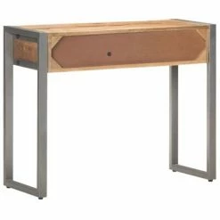 VidaXL Table console 95x35x75 cm Bois de manguier massif -Tables d'appoint Soldes image 4 323490