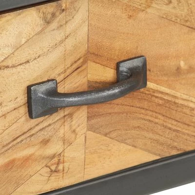 VidaXL Table console 110x35x75 cm Bois d'acacia massif 4 VidaXL Table console 110x35x75 cm Bois d'acacia massif – Image 4