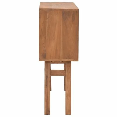 VidaXL Table console 80x30x80 cm Bois de teck solide 4 VidaXL Table console 80x30x80 cm Bois de teck solide – Image 4