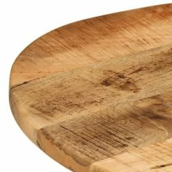 VidaXL Table d'appoint 60x(42-62) cm Bois massif de manguier et fonte -Tables d'appoint Soldes image 4 338452