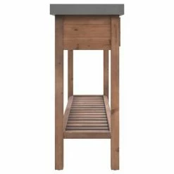 VidaXL Table console 110x35x80 cm Bois de sapin massif -Tables d'appoint Soldes image 4 340768