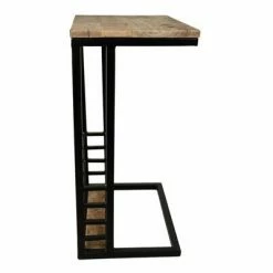 HSM Collection Table d'appoint avec porte-revues 38x30x65 cm -Tables d'appoint Soldes image 4 442917