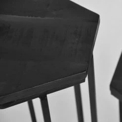 LABEL51 Ensemble de 2 supports pour plantes Slide Noir -Tables d'appoint Soldes image 4 443952