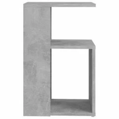 VidaXL Table d'appoint Gris béton 36x30x56 cm Aggloméré -Tables d'appoint Soldes image 4 802997