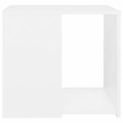 VidaXL Table d'appoint Blanc 50x50x45 cm Aggloméré -Tables d'appoint Soldes image 4 806382