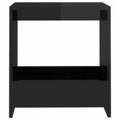 VidaXL Table d'appoint Noir brillant 50x26x50 cm Aggloméré 9 VidaXL Table d'appoint Noir brillant 50x26x50 cm Aggloméré -Tables d'appoint Soldes image 4 806694