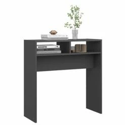 VidaXL Table console Gris 78x30x80 cm Aggloméré -Tables d'appoint Soldes image 4 808298