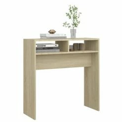 VidaXL Table console Chêne sonoma 78x30x80 cm Aggloméré 9 VidaXL Table console Chêne sonoma 78x30x80 cm Aggloméré -Tables d'appoint Soldes image 4 808299