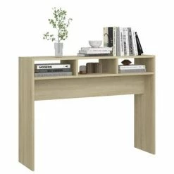 VidaXL Table console Chêne sonoma 105x30x80 cm Aggloméré 9 VidaXL Table console Chêne sonoma 105x30x80 cm Aggloméré -Tables d'appoint Soldes image 4 808308